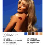 Sabrina Carpenter Short N Sweet Music Poster