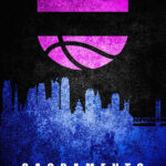Sacramento City Skyline Poster