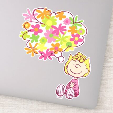 Sally Thinking Of Flowers Sticker