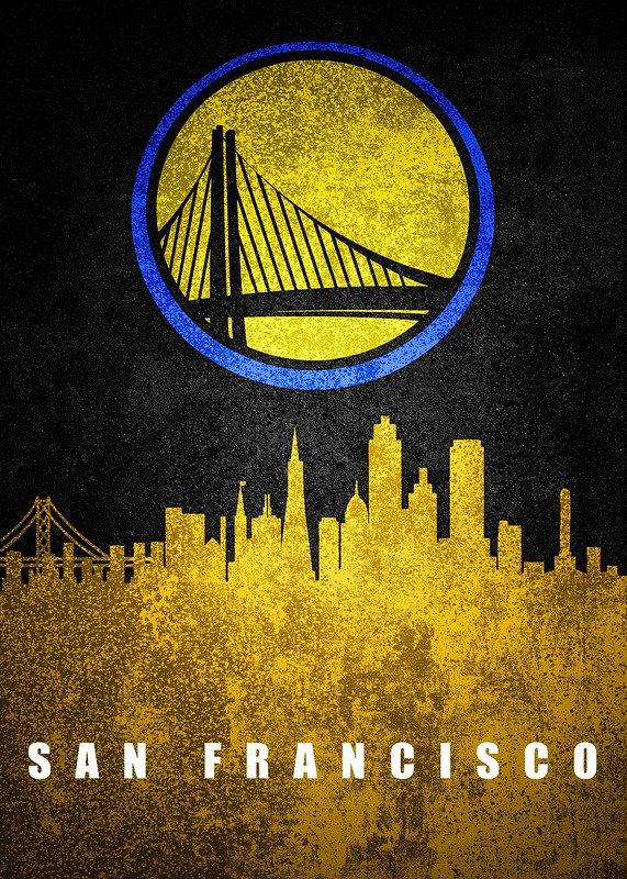 San Francisco City Skyline Poster