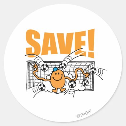 Save Classic Round Sticker