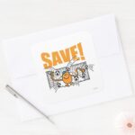 Save Square Sticker