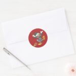 Scrooge McDuck Classic Round Sticker