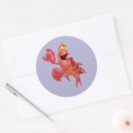 Sebastian Classic Round Sticker