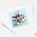 Sensational 6 A Classic Group Shot Square Sticker