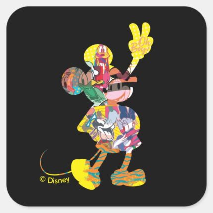 Sensational 6 A Friend Collage Square Sticker