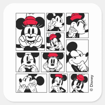 Sensational 6 Square Design Square Sticker