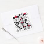 Sensational 6 Square Design Square Sticker