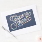 Sesame Sesame Doodle Logo Rectangular Sticker