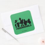 Sesame Street SquadGoals Square Sticker