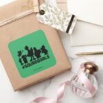 Sesame Street SquadGoals Square Sticker