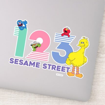 Sesame Street 123 Sticker