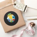Sesame Street Character Art Classic Round Sticker