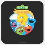 Sesame Street Character Art Square Sticker