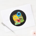 Sesame Street Pals Classic Round Sticker