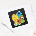 Sesame Street Pals Square Sticker