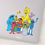 Sesame Street Pals Waving Sticker
