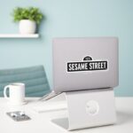 Sesame Street BW Logo Sticker