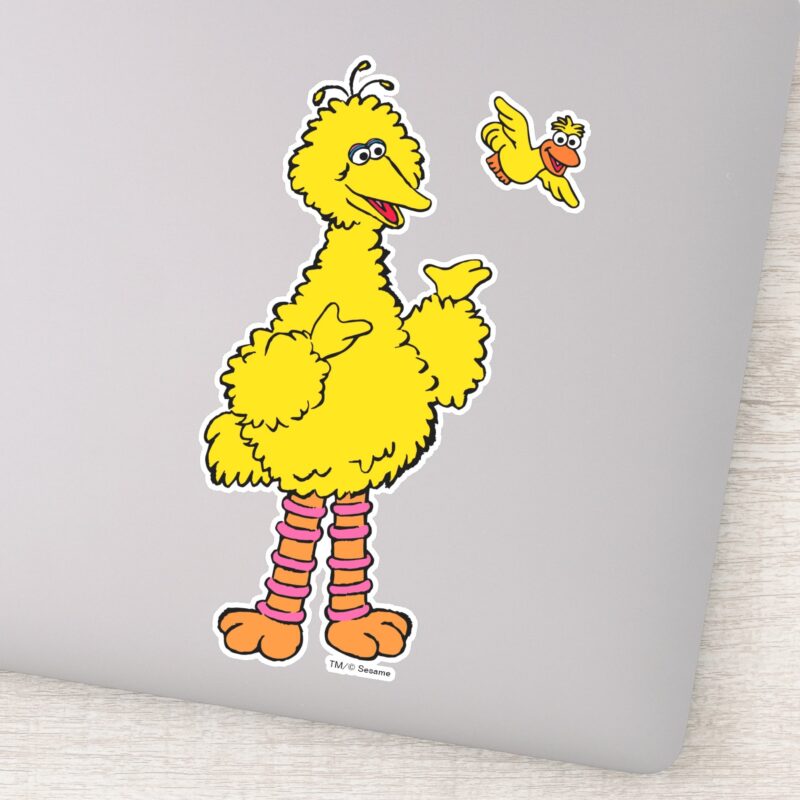 Sesame Street Big Bird Little Bird Sticker Sesame Street Big Bird Little Bird Sticker