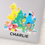 Sesame Street Christmas Sticker