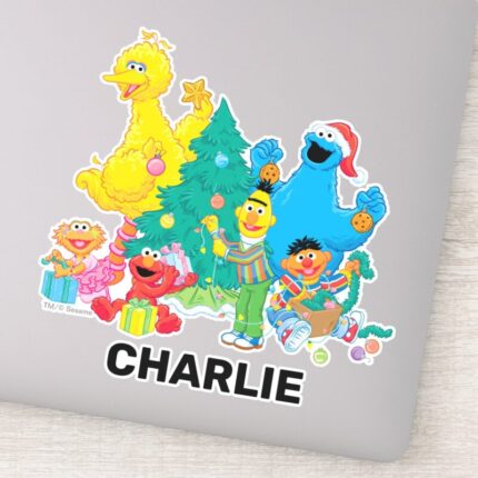 Sesame Street Christmas Sticker