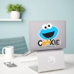 Sesame Street Cookie Monster Loving Cookies Sticker