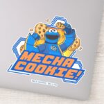 Sesame Street Cookie Monster Mecha Cookie Sticker