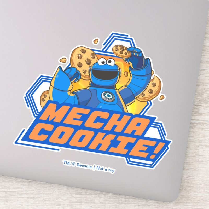 Sesame Street Cookie Monster Mecha Cookie Sticker Sesame Street Cookie Monster Mecha Cookie Sticker