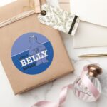 Sesame Street Cookie Monster Take A Breath Classic Round Sticker