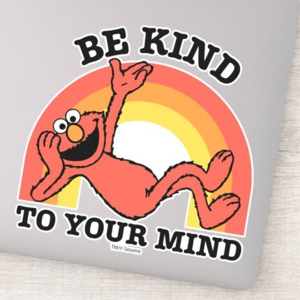 Sesame Street Elmo Be Kind To Your Mind Sticker