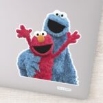 Sesame Street Elmo Cookie Monster Sticker