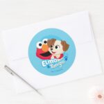 Sesame Street Elmo Tango Badge Classic Round Sticker