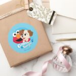 Sesame Street Elmo Tango Badge Classic Round Sticker