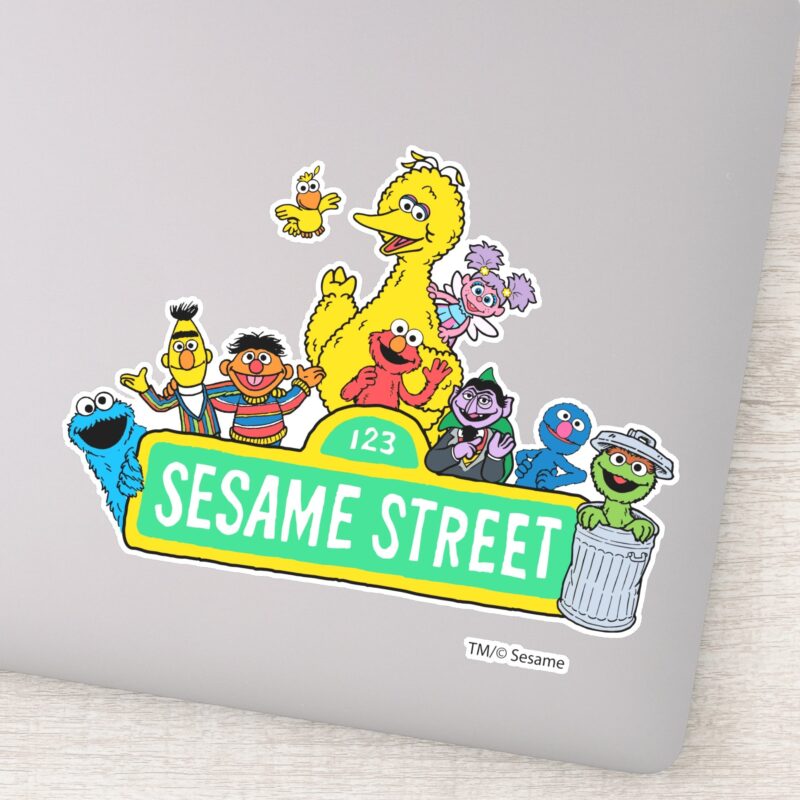 Sesame Street Full Color With Pals Sticker Sesame Street Full Color With Pals Sticker