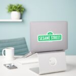 Sesame Street Green Logo Sticker