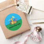 Sesame Street Here For You Classic Round Sticker