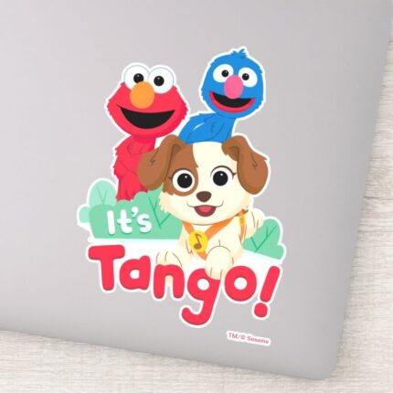 Sesame Street Its Tango With Elmo Grover Sticker