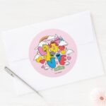 Sesame Street Love Classic Round Sticker