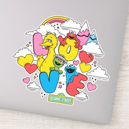 Sesame Street Love Sticker