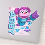 Sesame Street Mecha Builders Abby Cadabby Sticker