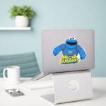 Sesame Street Mecha Builders Cookie In Action Sticker
