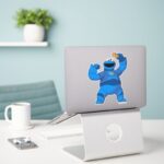 Sesame Street Mecha Builders Cookie Monster Sticker