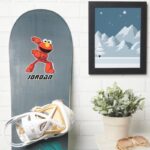 Sesame Street Mecha Builders Elmo Add Your Name Sticker