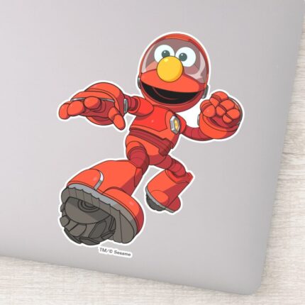 Sesame Street Mecha Builders Elmo In Action Sticker