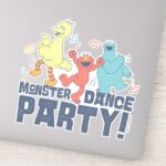 Sesame Street Monster Dance Party Sticker