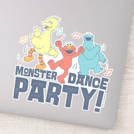 Sesame Street Monster Dance Party Sticker