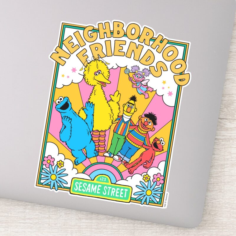Sesame Street Neighborhood Friends Sticker Sesame Street Neighborhood Friends Sticker