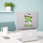 Sesame Street Oscar The Grouch Nope Sticker