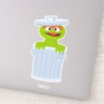 Sesame Street Personalized Oscar The Grouch Sticker