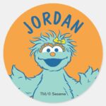 Sesame Street Personalized Rosita Classic Round Sticker